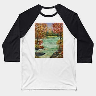 Autumn Landscape Baseball T-Shirt